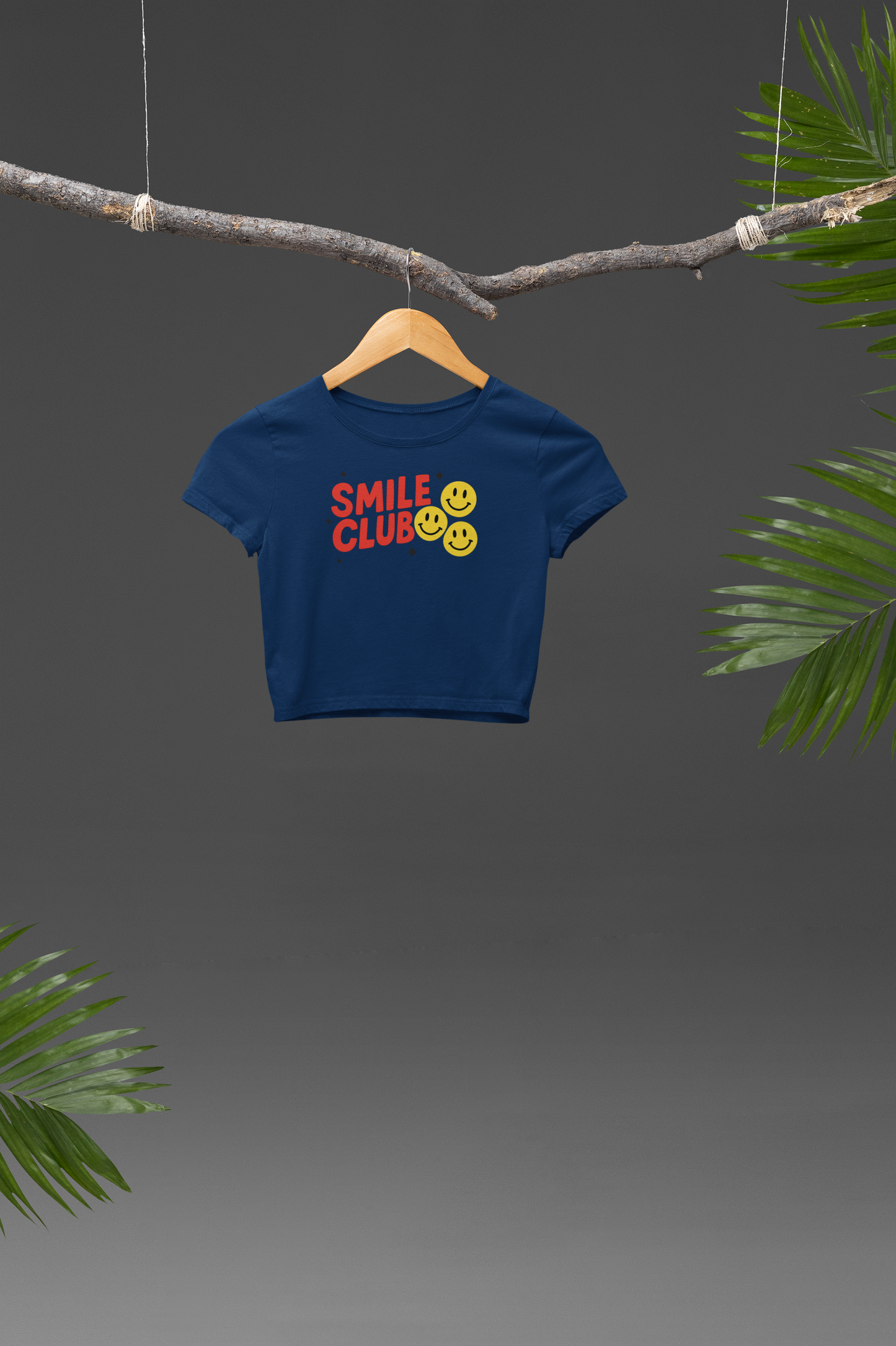 Smile Club Crop T-shirt