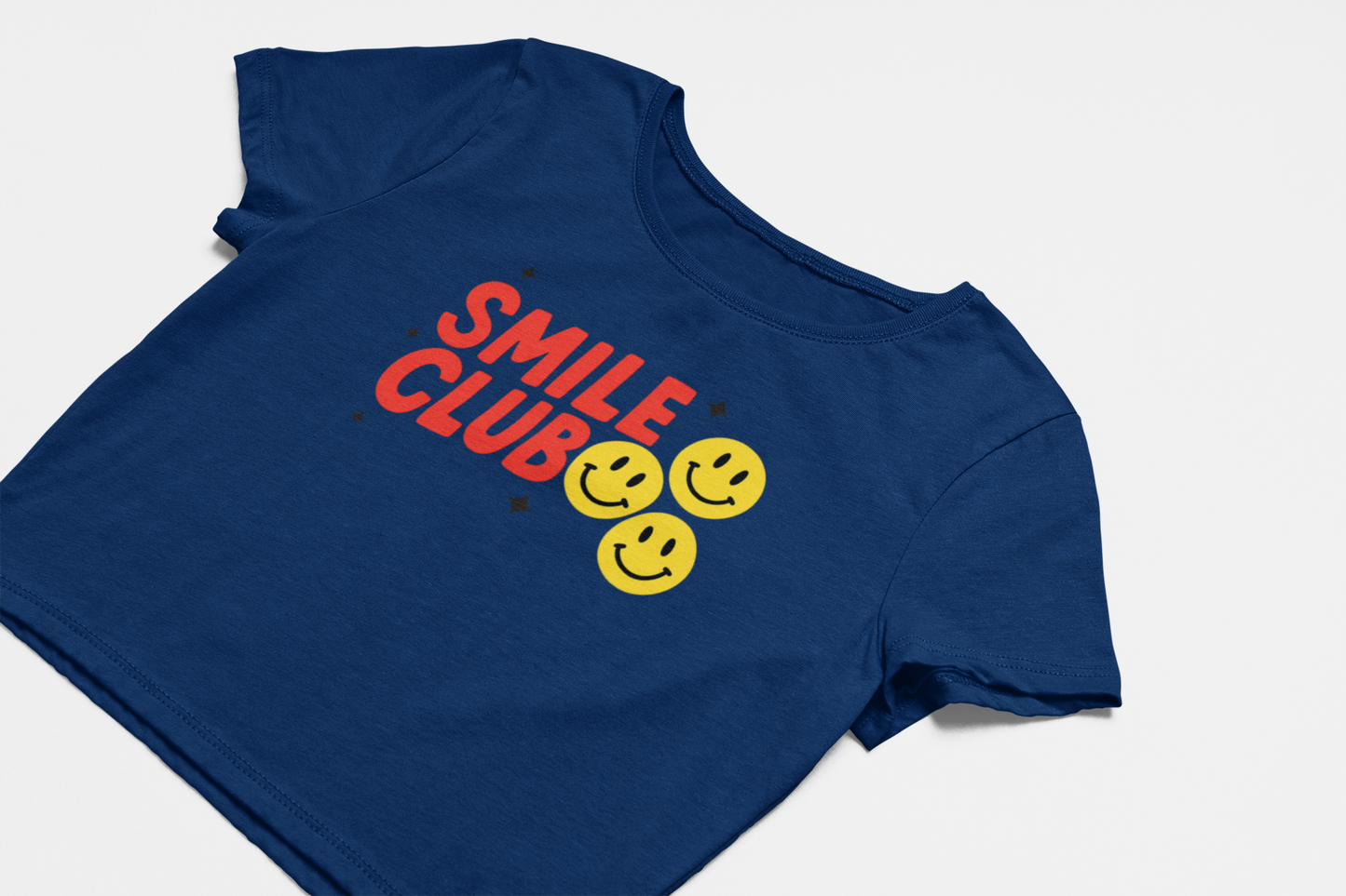 Smile Club Crop T-shirt