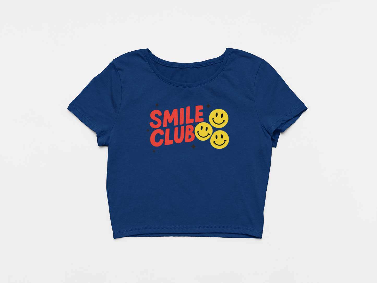 Smile Club Crop T-shirt