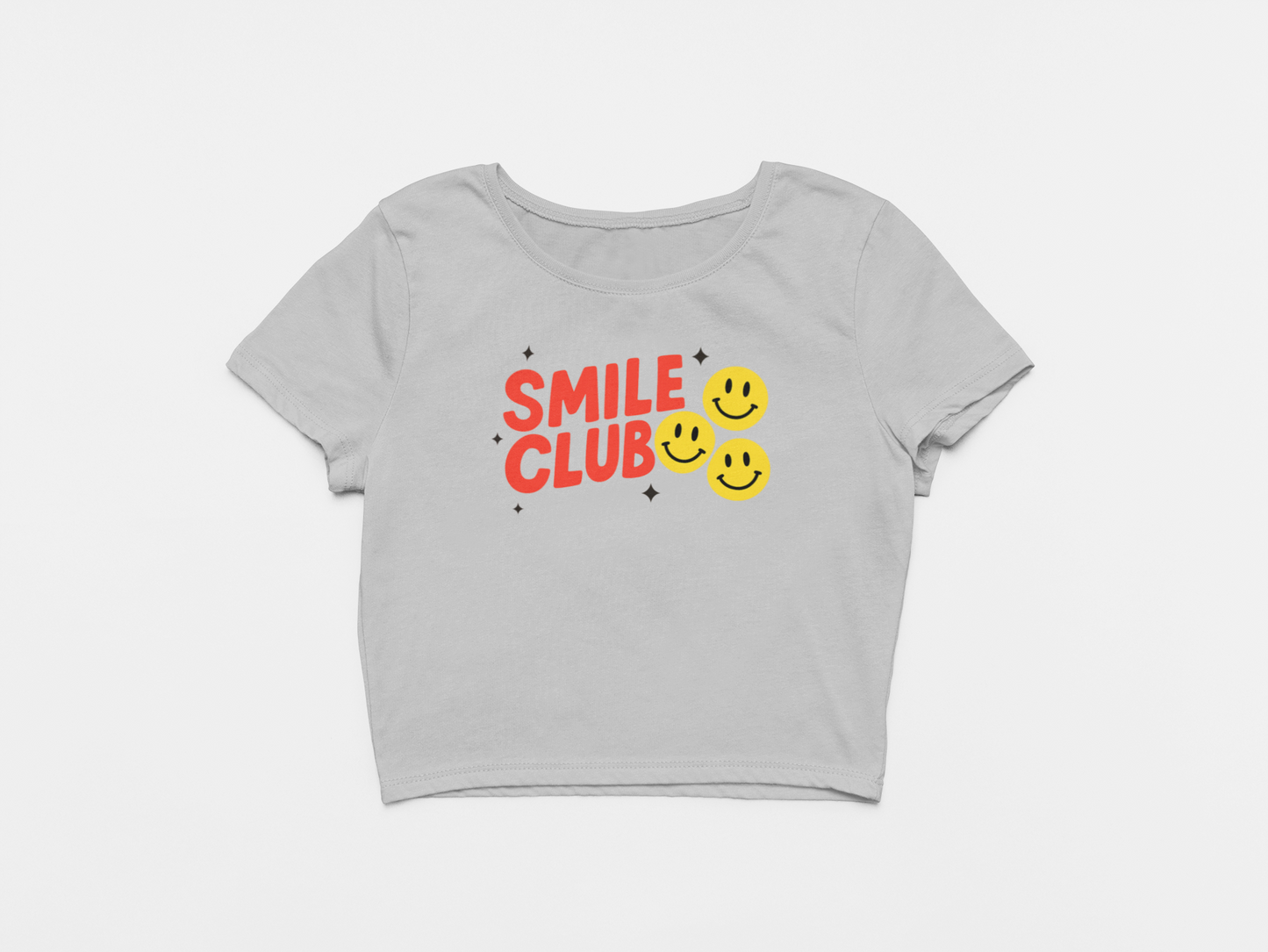 Smile Club Crop T-shirt