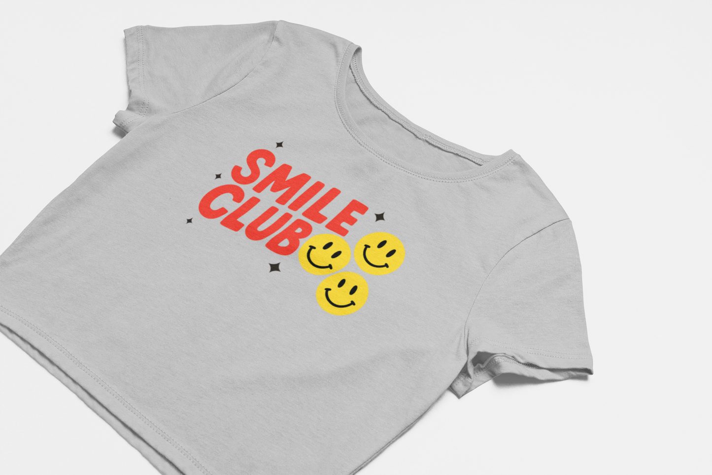 Smile Club Crop T-shirt