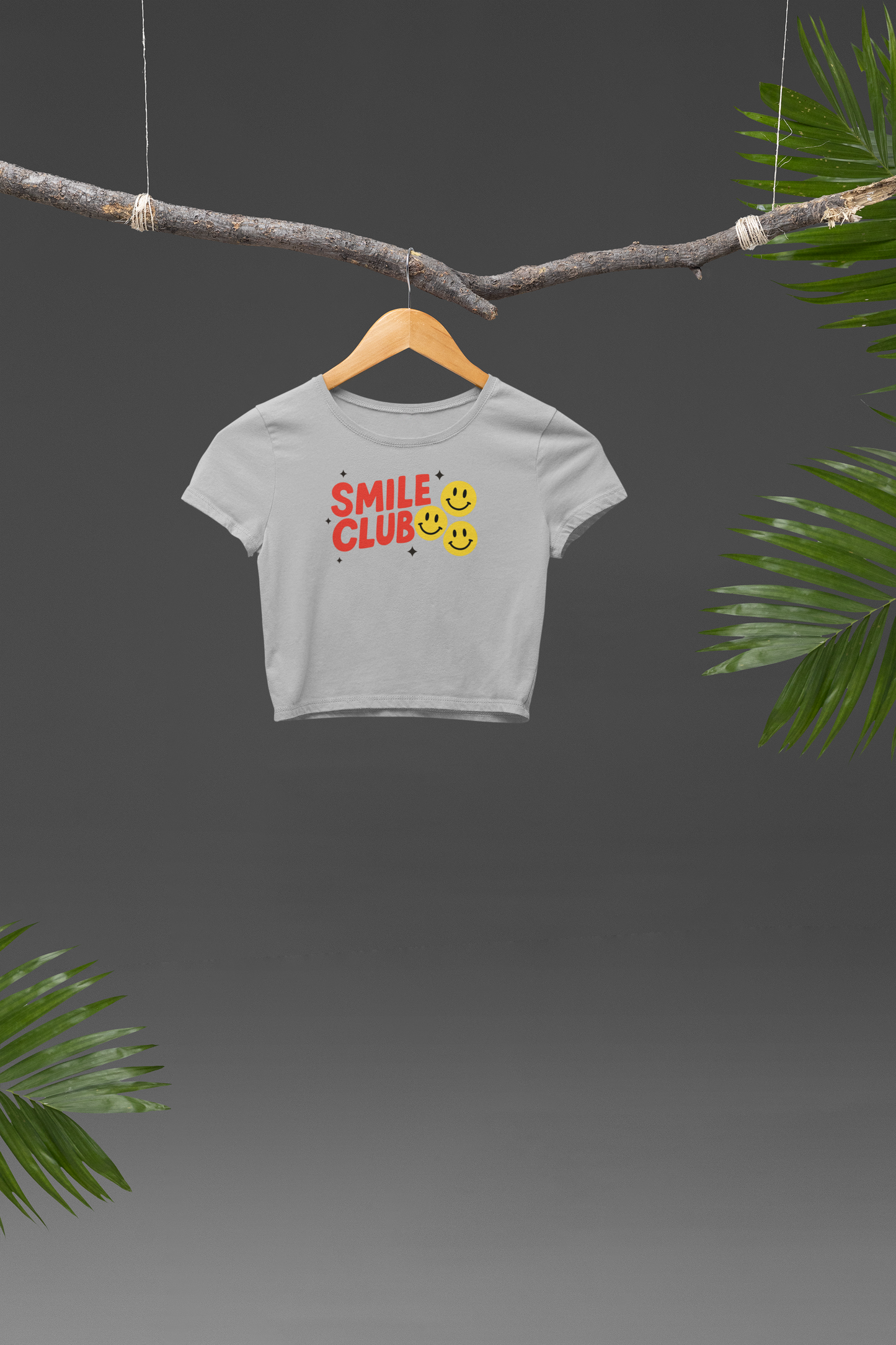 Smile Club Crop T-shirt