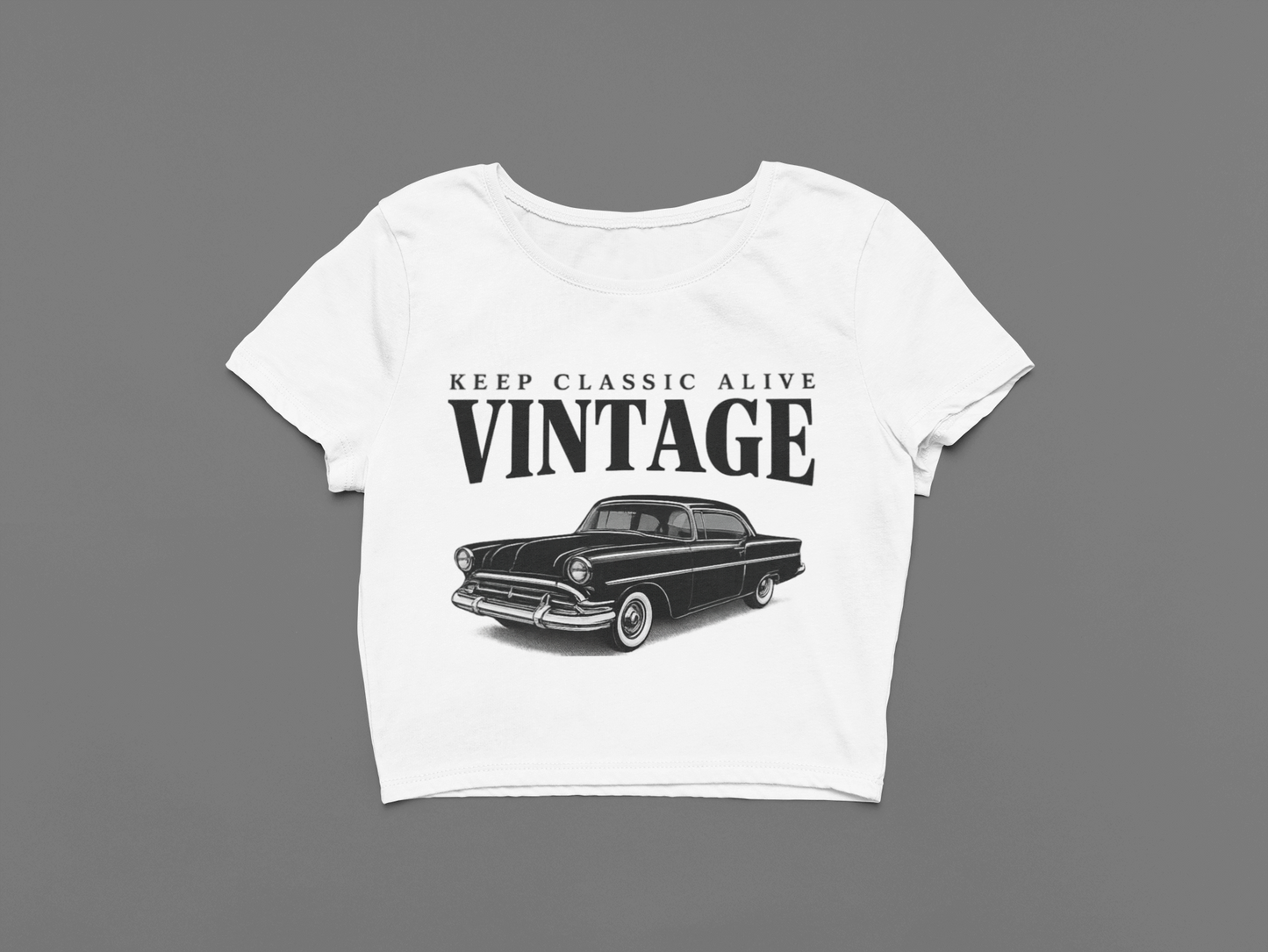 Vintage Classic Crop Top