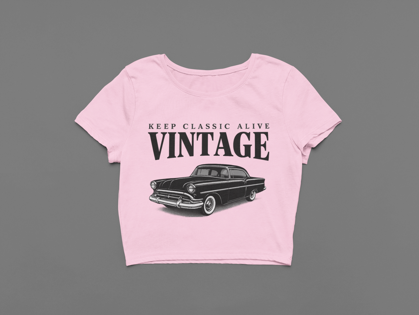 Vintage Classic Crop Top