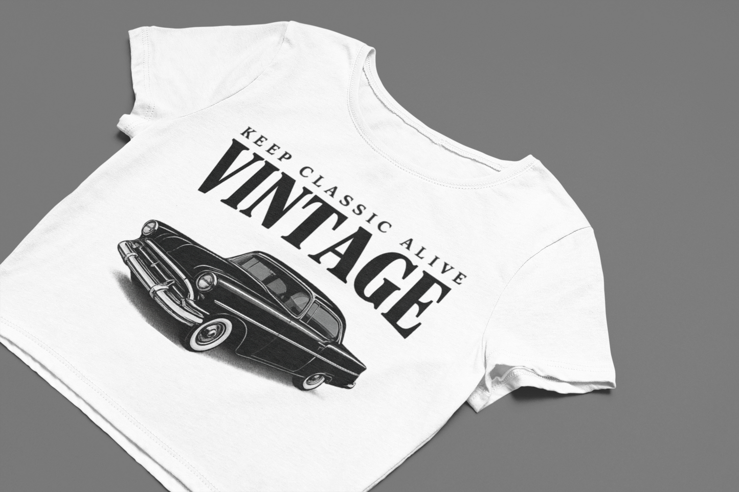 Vintage Classic Crop Top