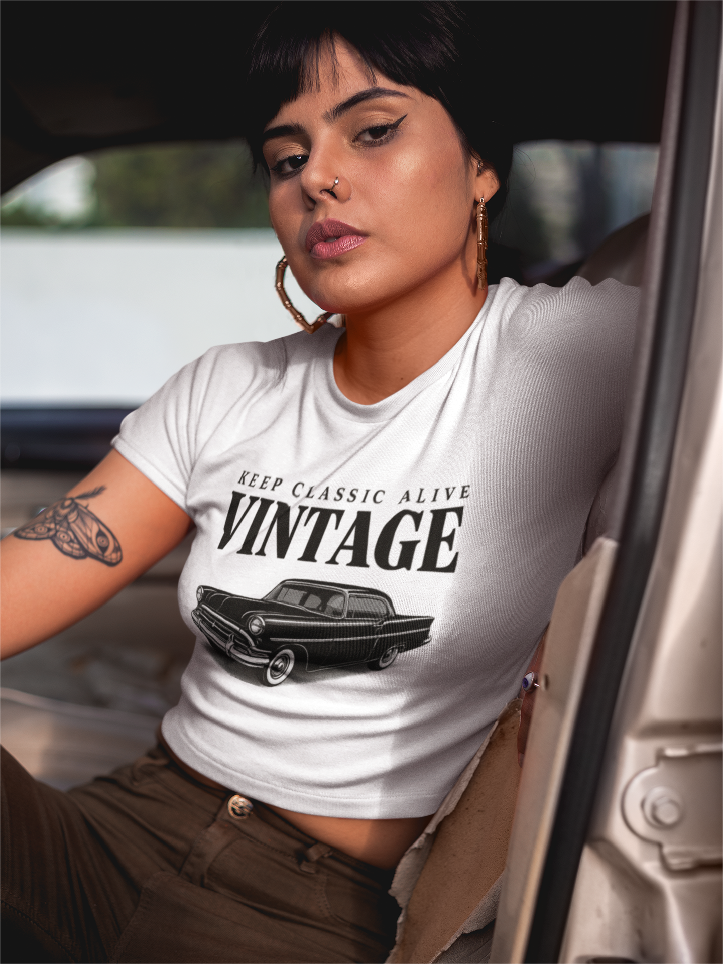 Vintage Classic Crop Top