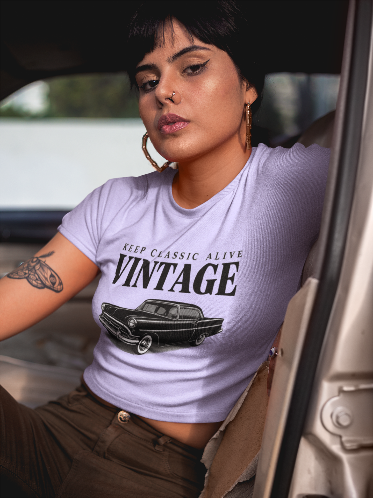 Vintage Classic Crop Top