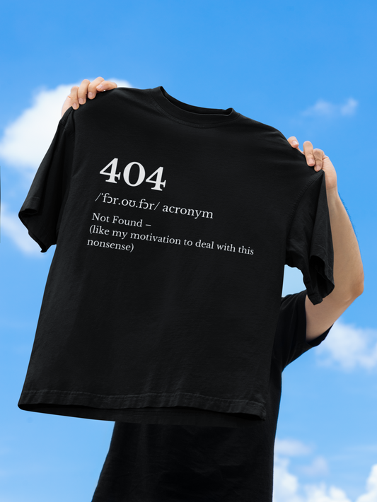 404 Error T-shirt