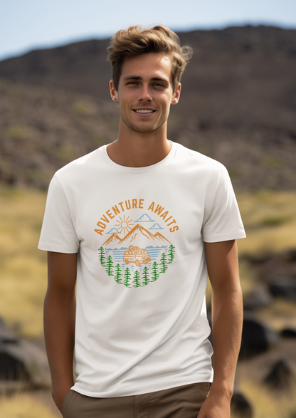 Adventure Awaits Men's T-shirt