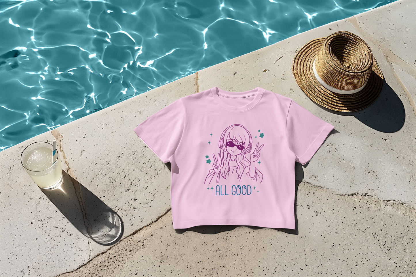 All Good Crop T-shirt