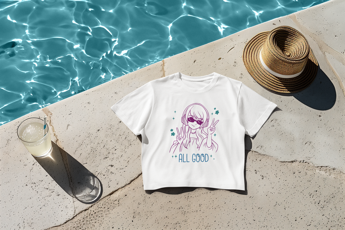 All Good Crop T-shirt