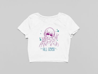 All Good Crop T-shirt