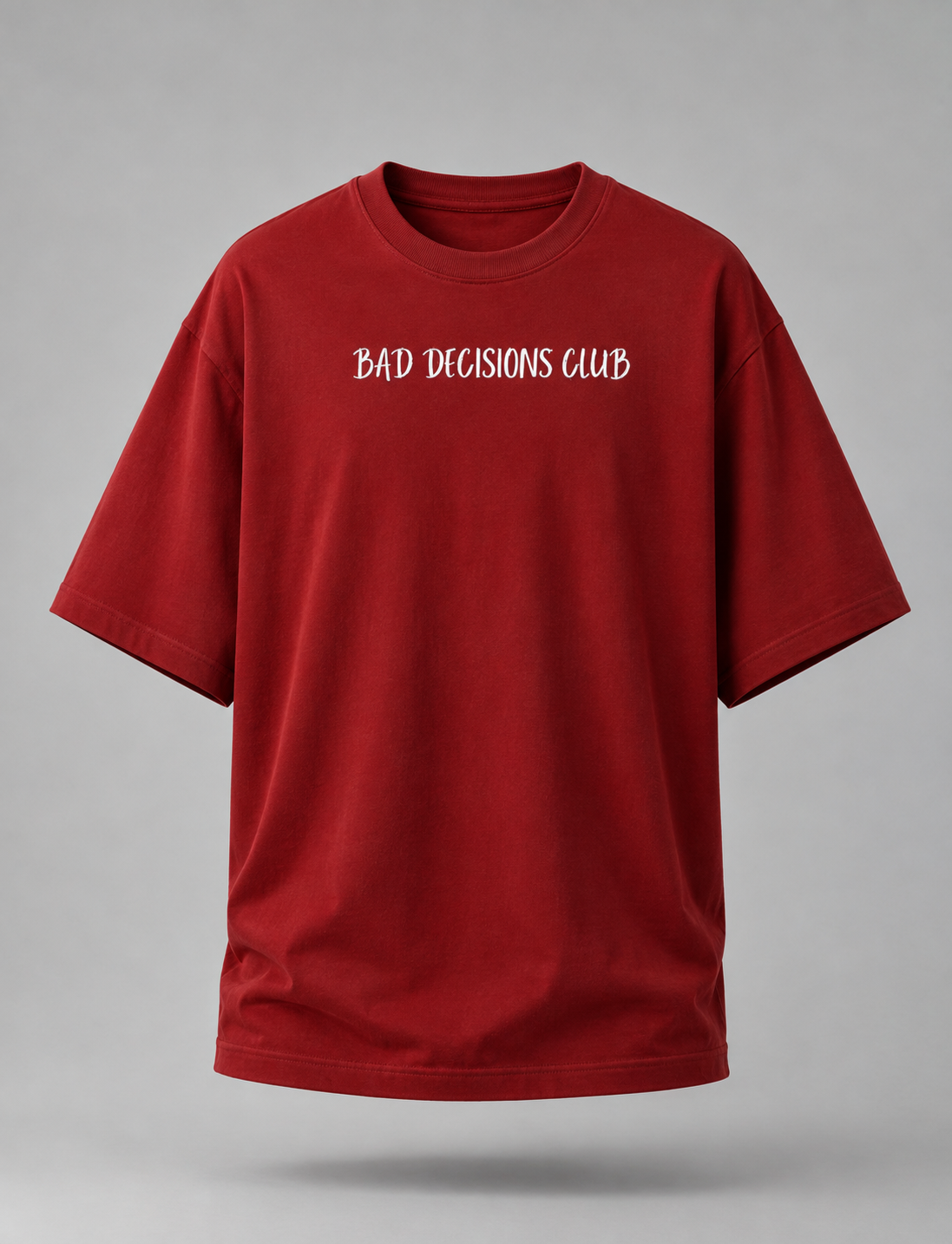 Bad Decisions Club Oversized T-Shirt