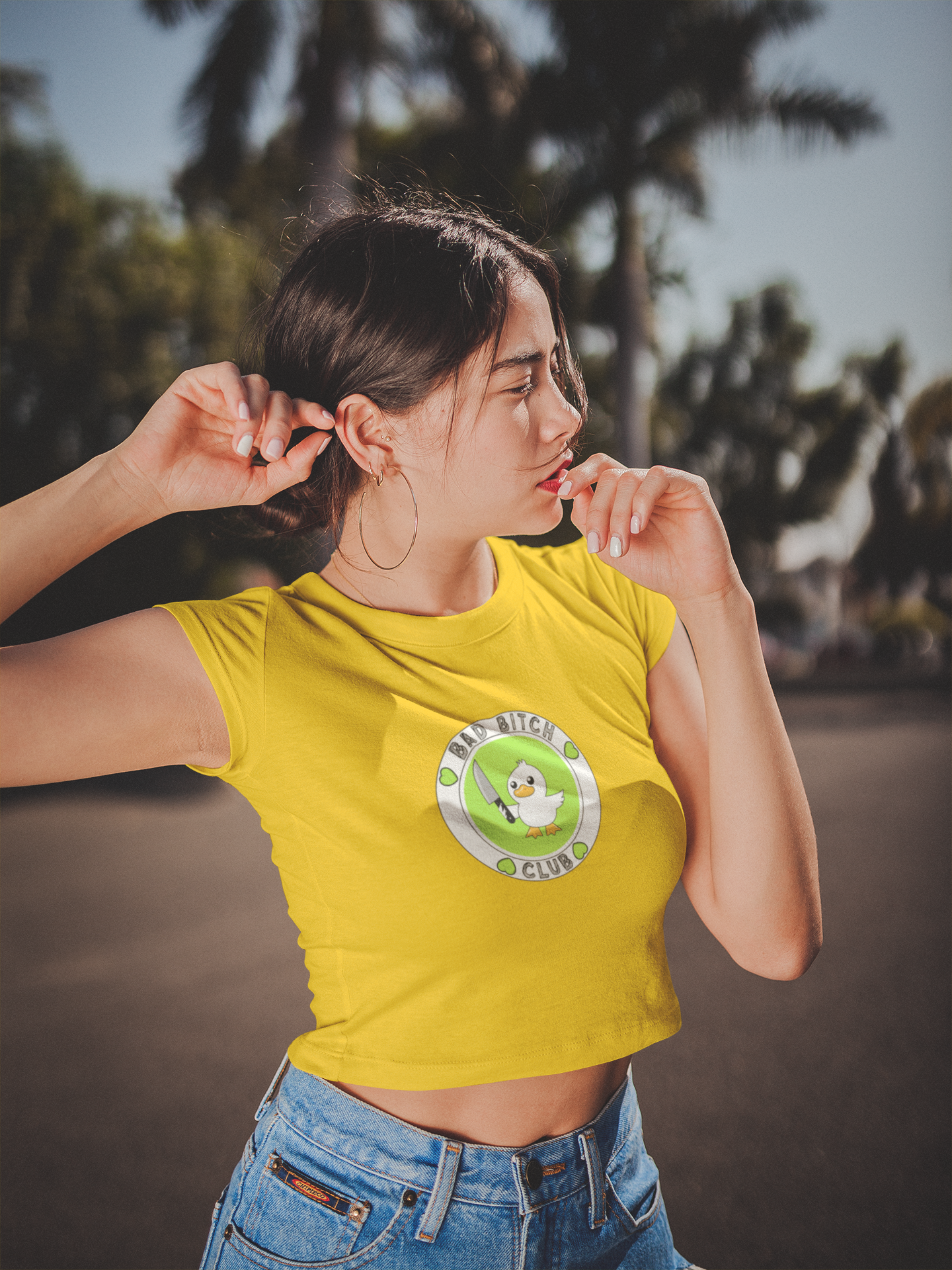 Bad Bitch Club Crop T-shirt