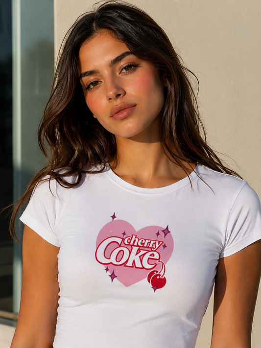 Cherry Coke Baby Tee