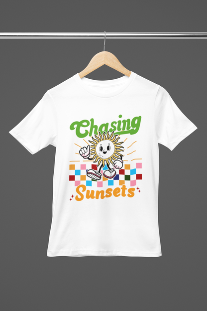 Chasing Sunsets Girl's T-shirt