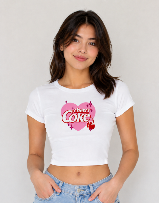 Cherry Coke Baby Tee