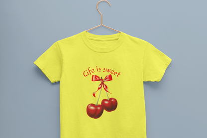 Life is Sweet Girl's T-shirt