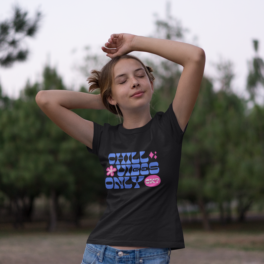 Chill Vibes Only OK Girl's T-shirt