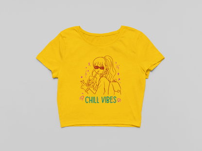 Chill vibes Crop T-shirt
