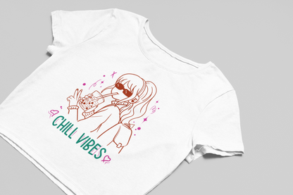 Chill vibes Crop T-shirt