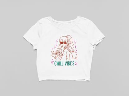Chill vibes Crop T-shirt
