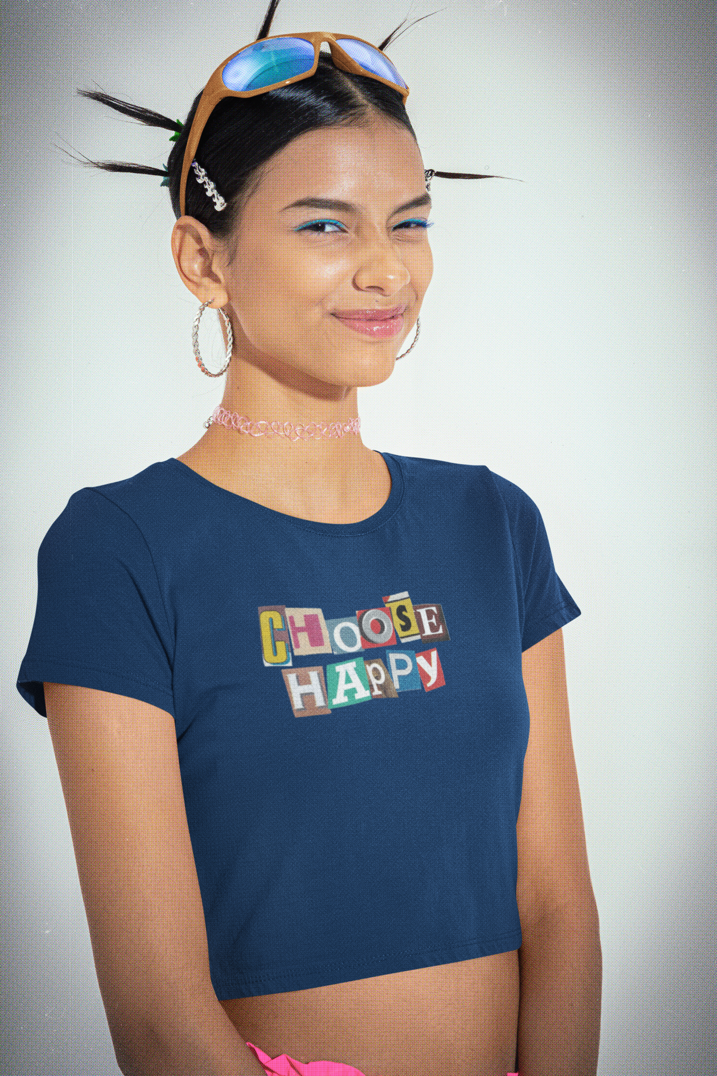 Choose Happy Crop T-shirt