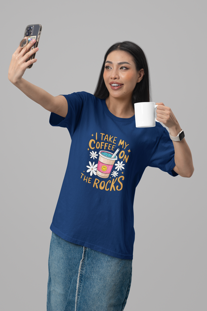 Coffee on the Rocks Women T-shirt
