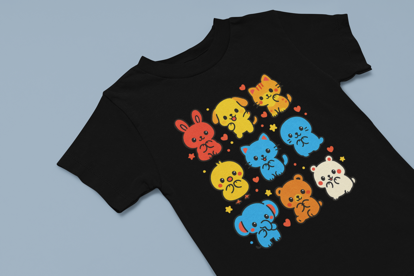 Kawaii Cuddle Crew Girl's T-shirt