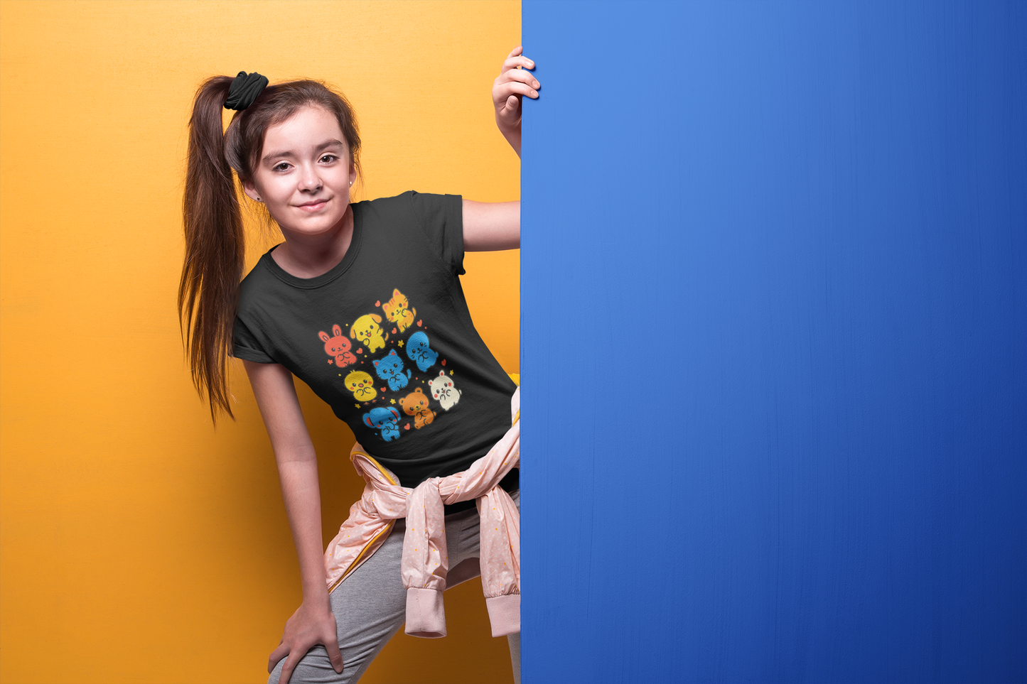 Kawaii Cuddle Crew Girl's T-shirt