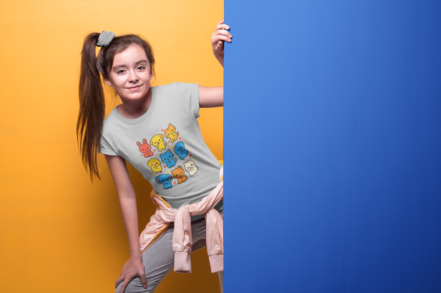 Kawaii Cuddle Crew Girl's T-shirt