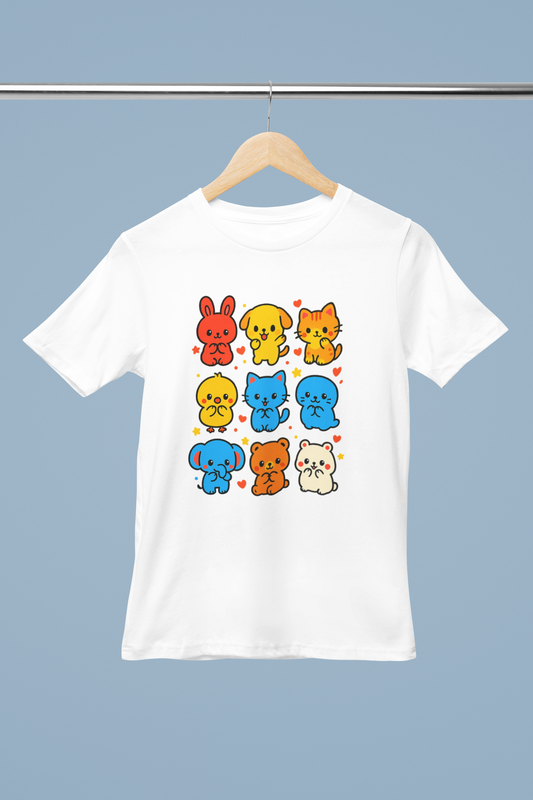 Kawaii Cuddle Crew Girl's T-shirt