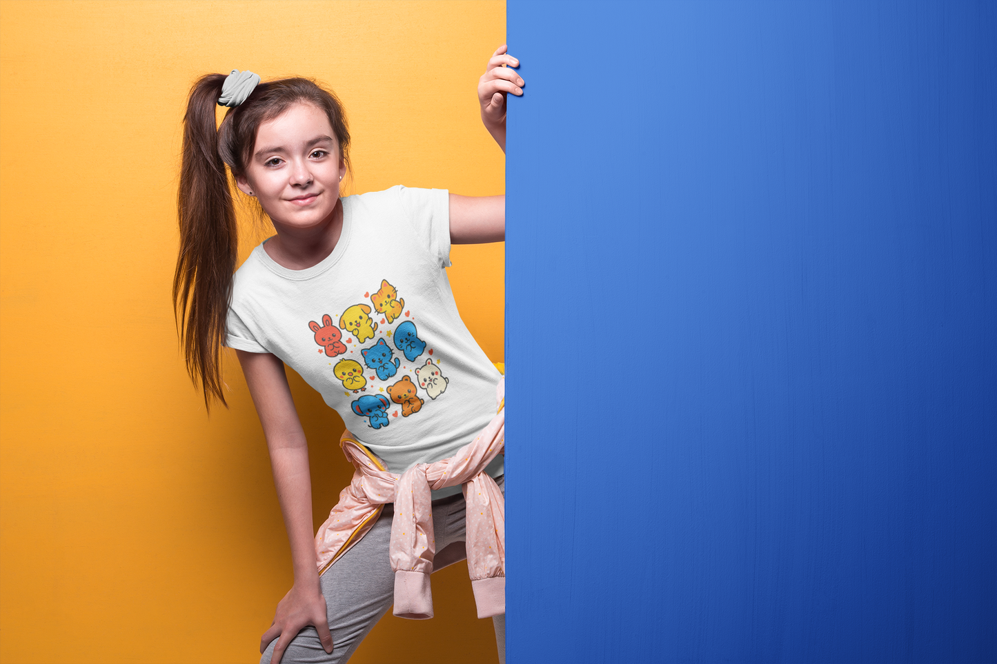 Kawaii Cuddle Crew Girl's T-shirt