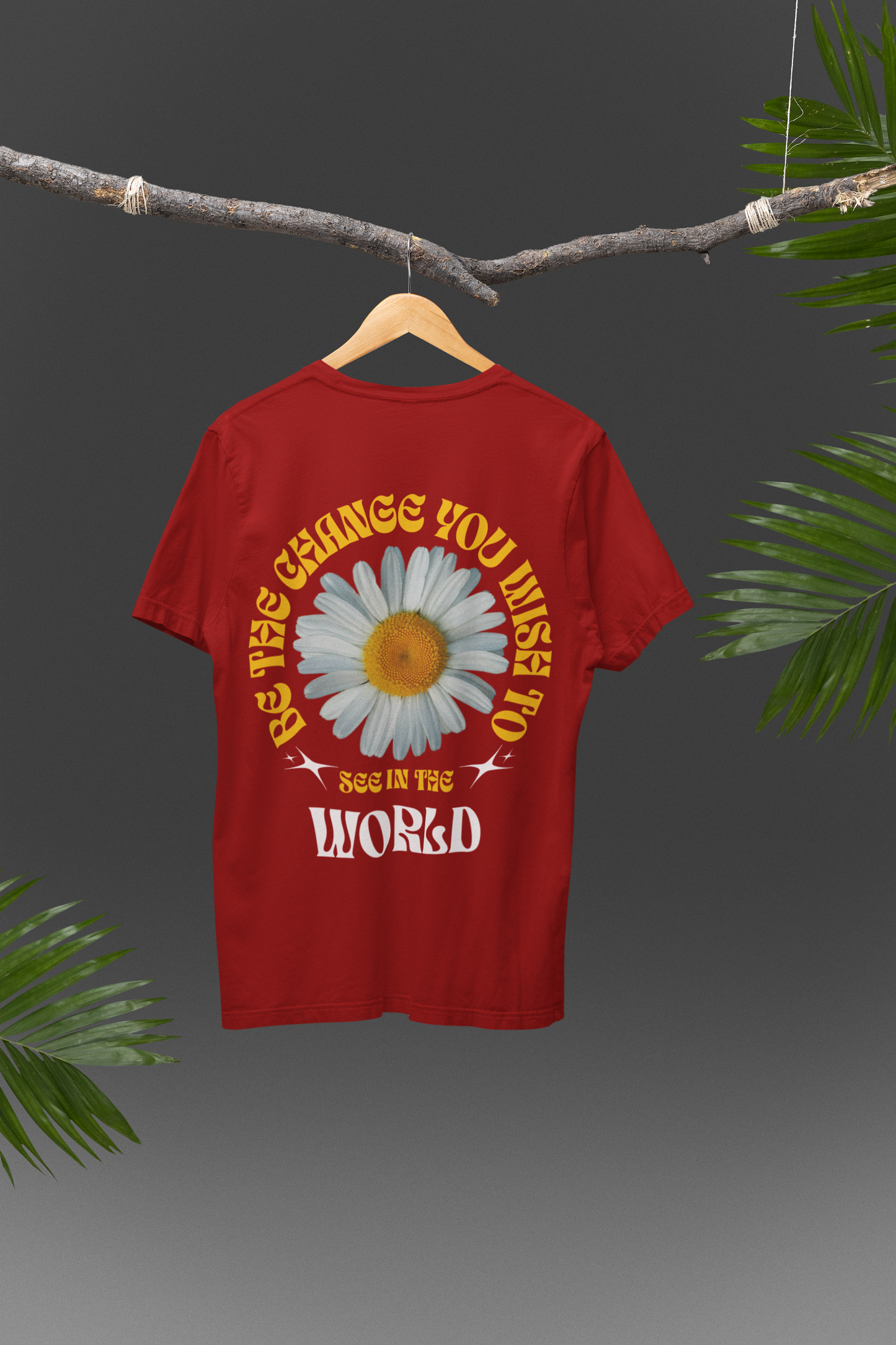 Be the Change Daisy Oversized T-shirt