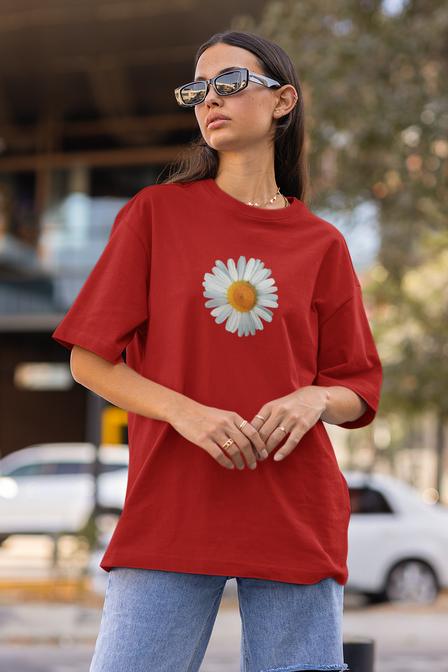 Be the Change Daisy Oversized T-shirt