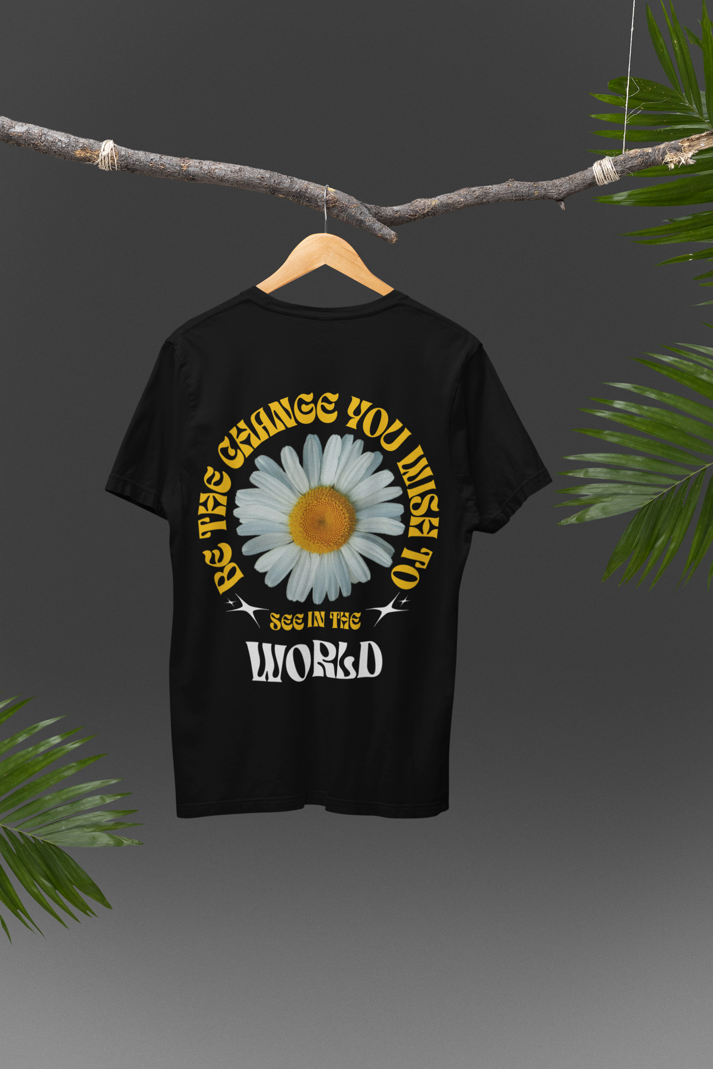Be the Change Daisy Oversized T-shirt