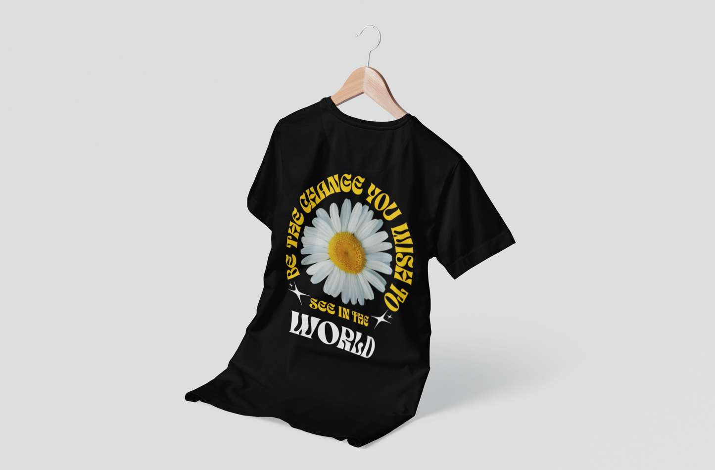 Be the Change Daisy Oversized T-shirt