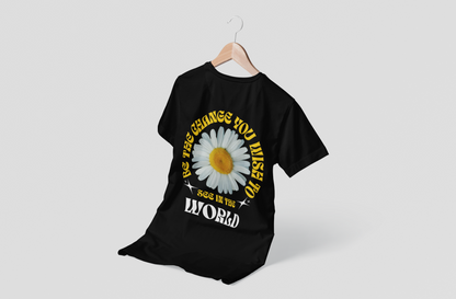 Be the Change Daisy Oversized T-shirt