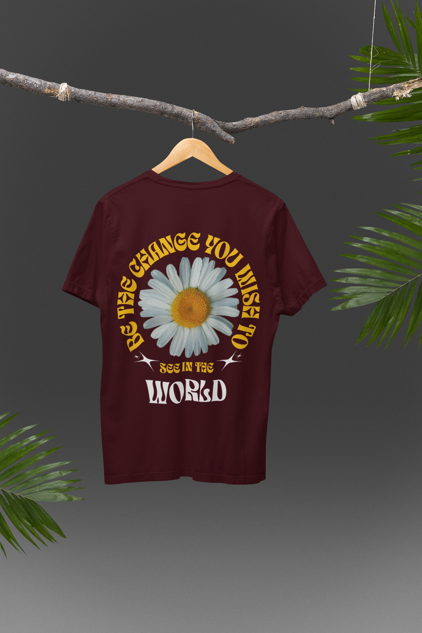 Be the Change Daisy Oversized T-shirt