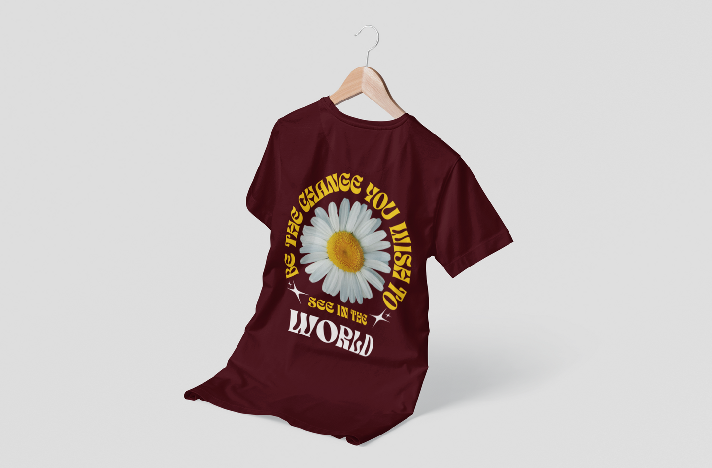 Be the Change Daisy Oversized T-shirt