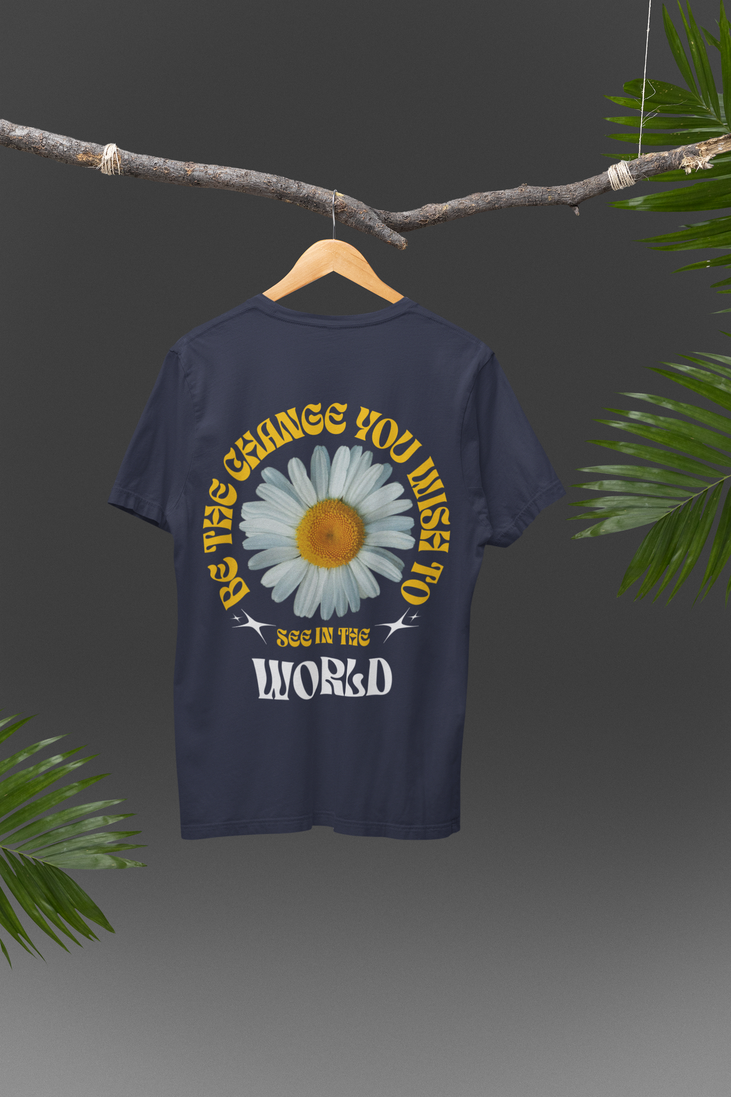 Be the Change Daisy Oversized T-shirt