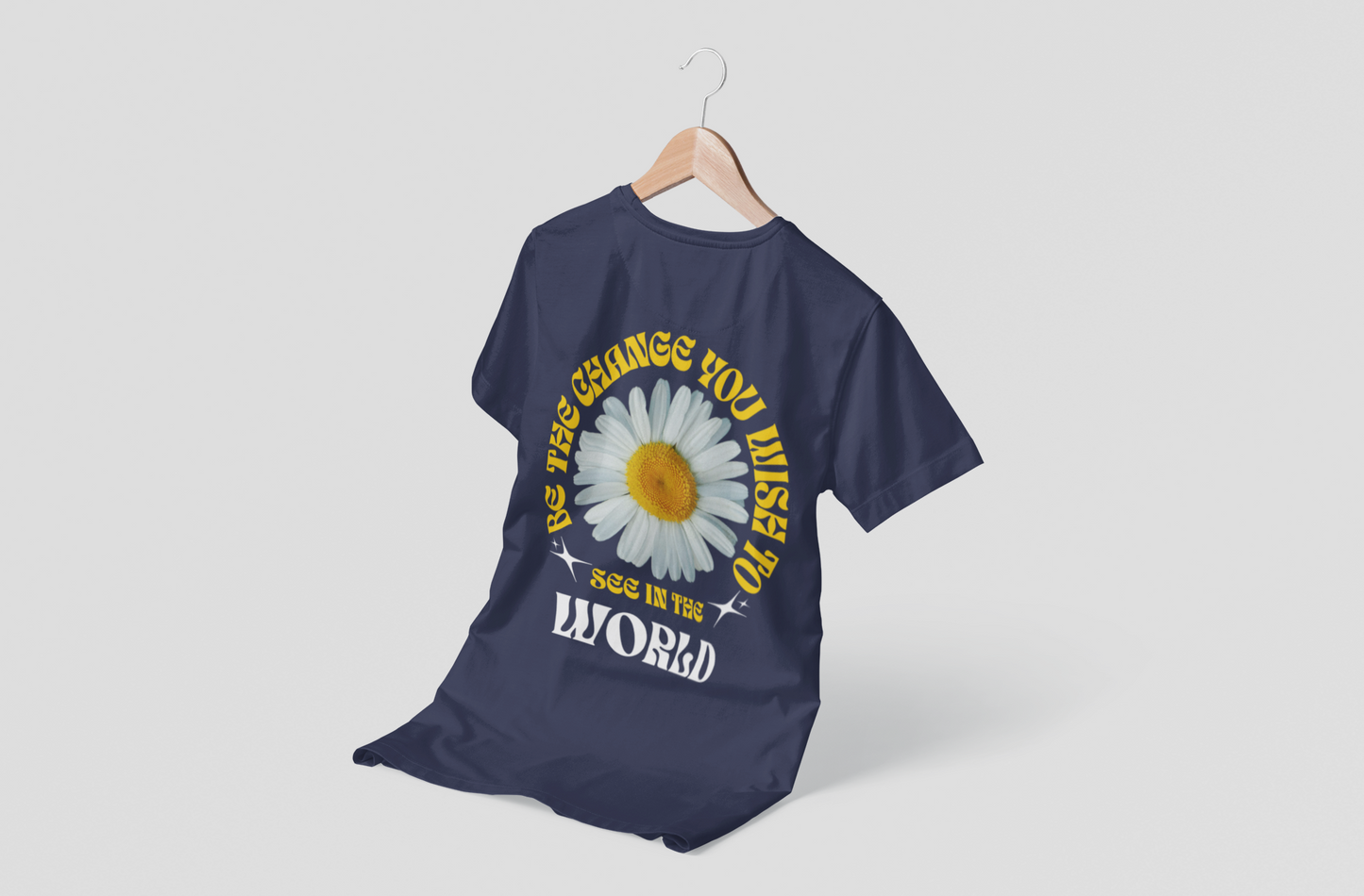 Be the Change Daisy Oversized T-shirt