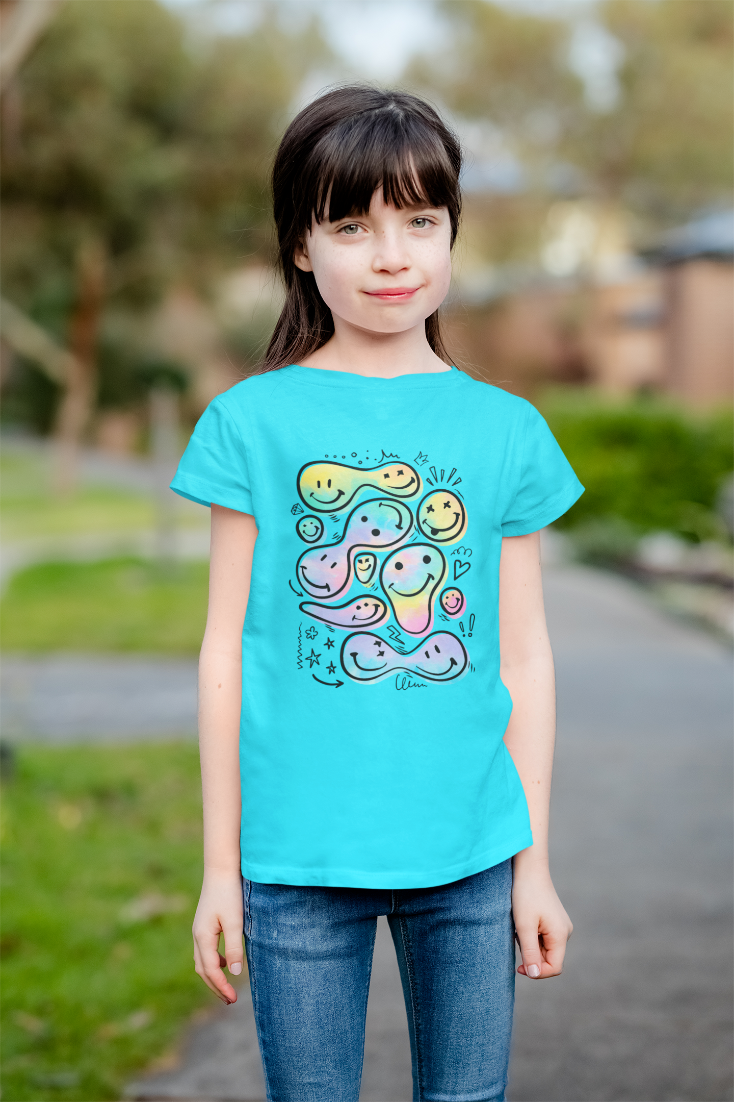 Drippy Smiles Girl's T-shirt