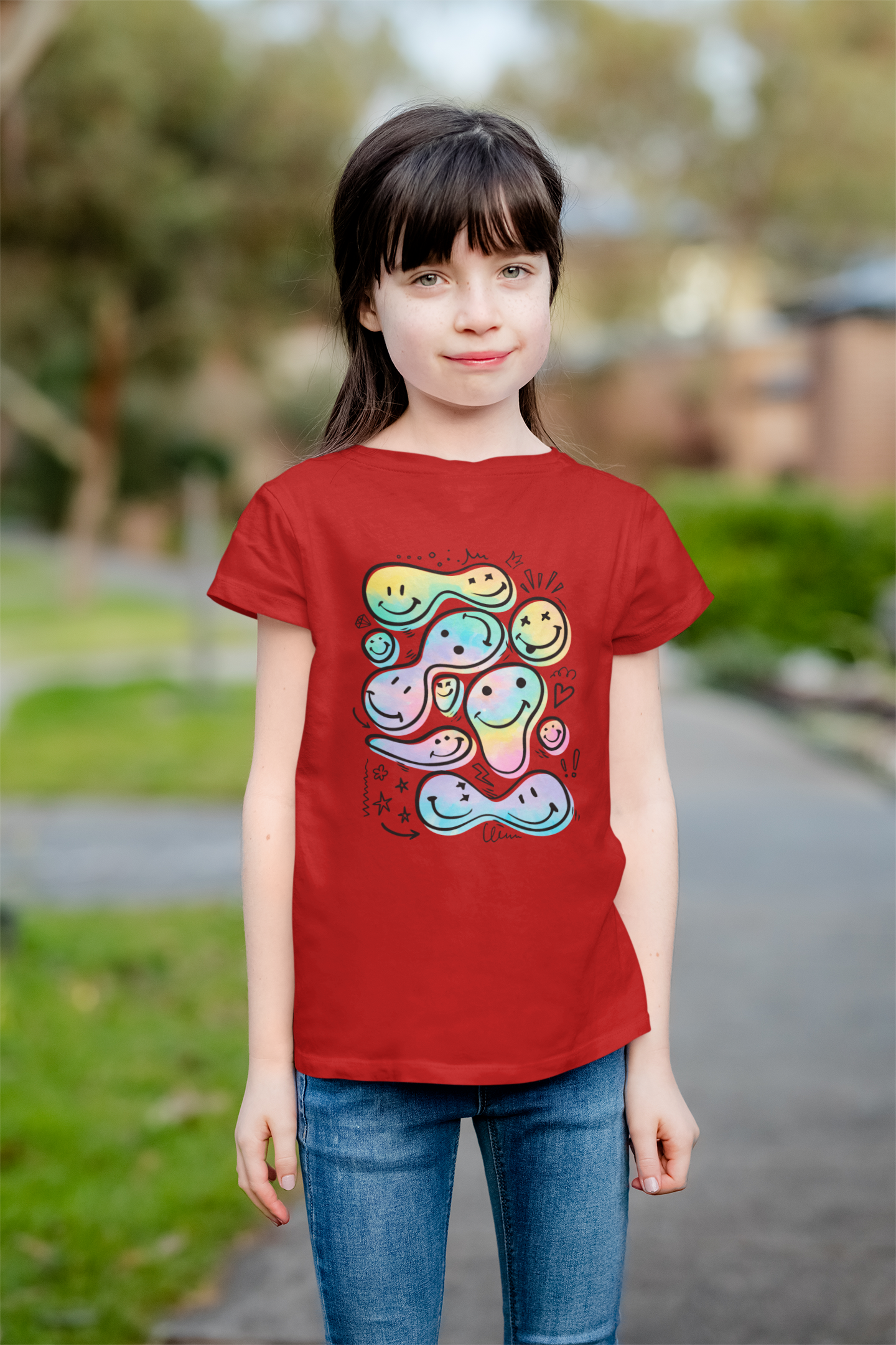 Drippy Smiles Girl's T-shirt