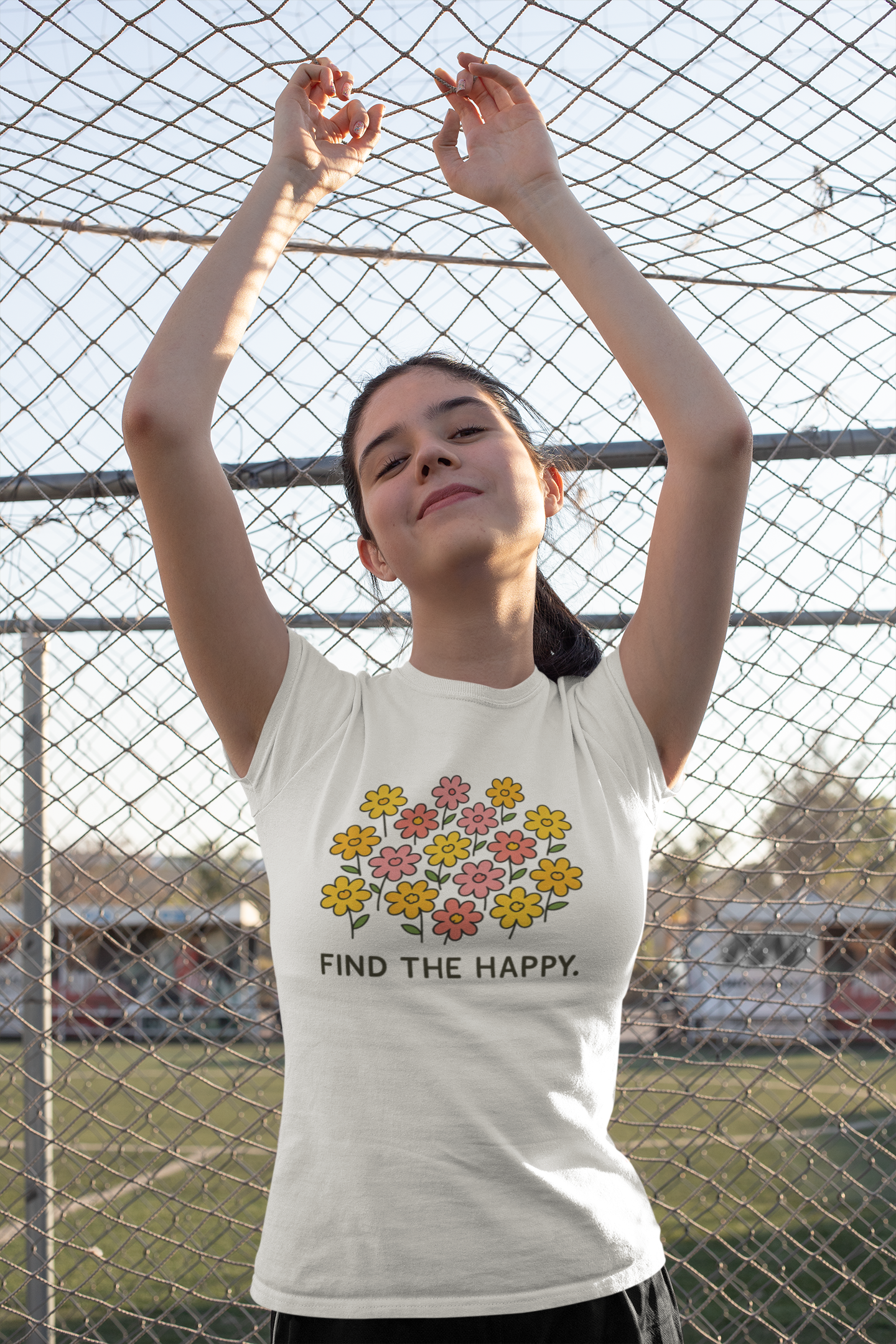 Find the Happy Girl's T-shirt