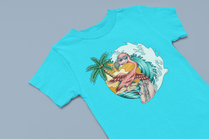 Flamingo Surf Girl's T-shirt