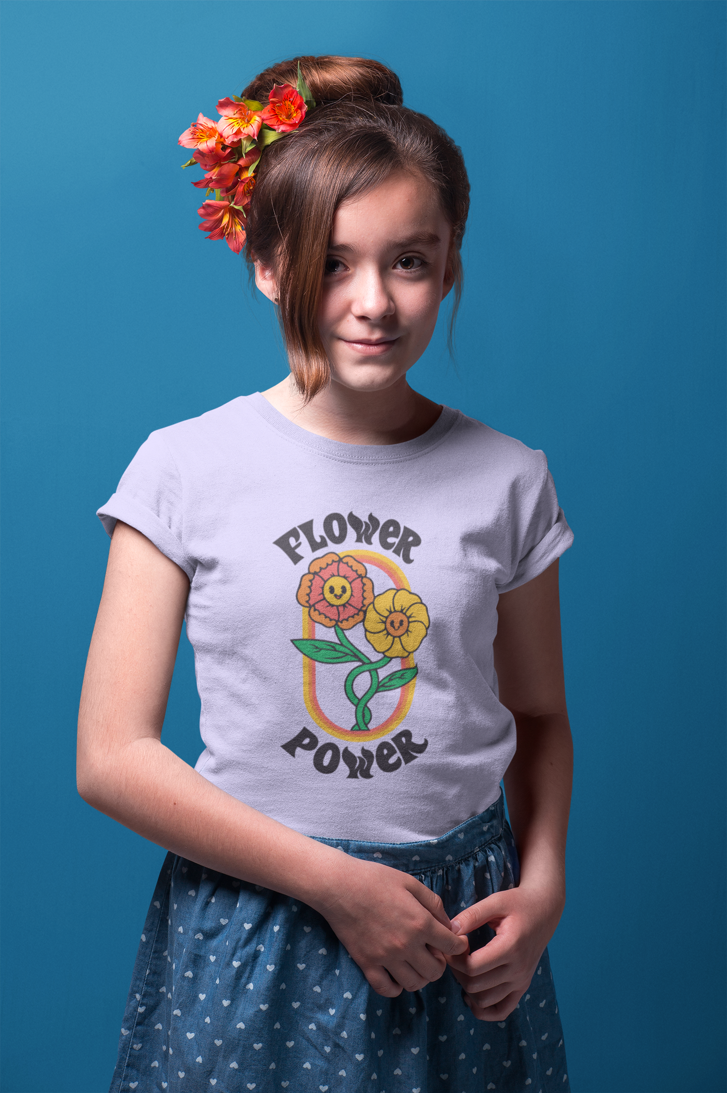 Flower Power Girl's T-shirt