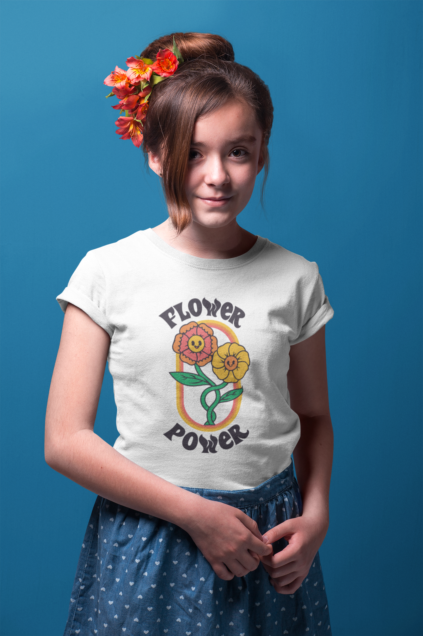 Flower Power Girl's T-shirt