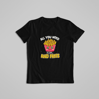 All you need is Love and Fries Girl's T-shirt