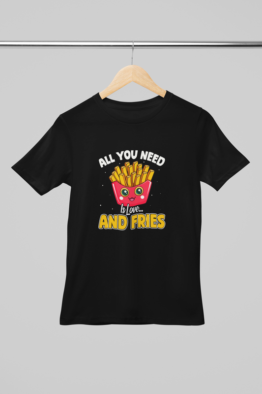 All you need is Love and Fries Girl's T-shirt